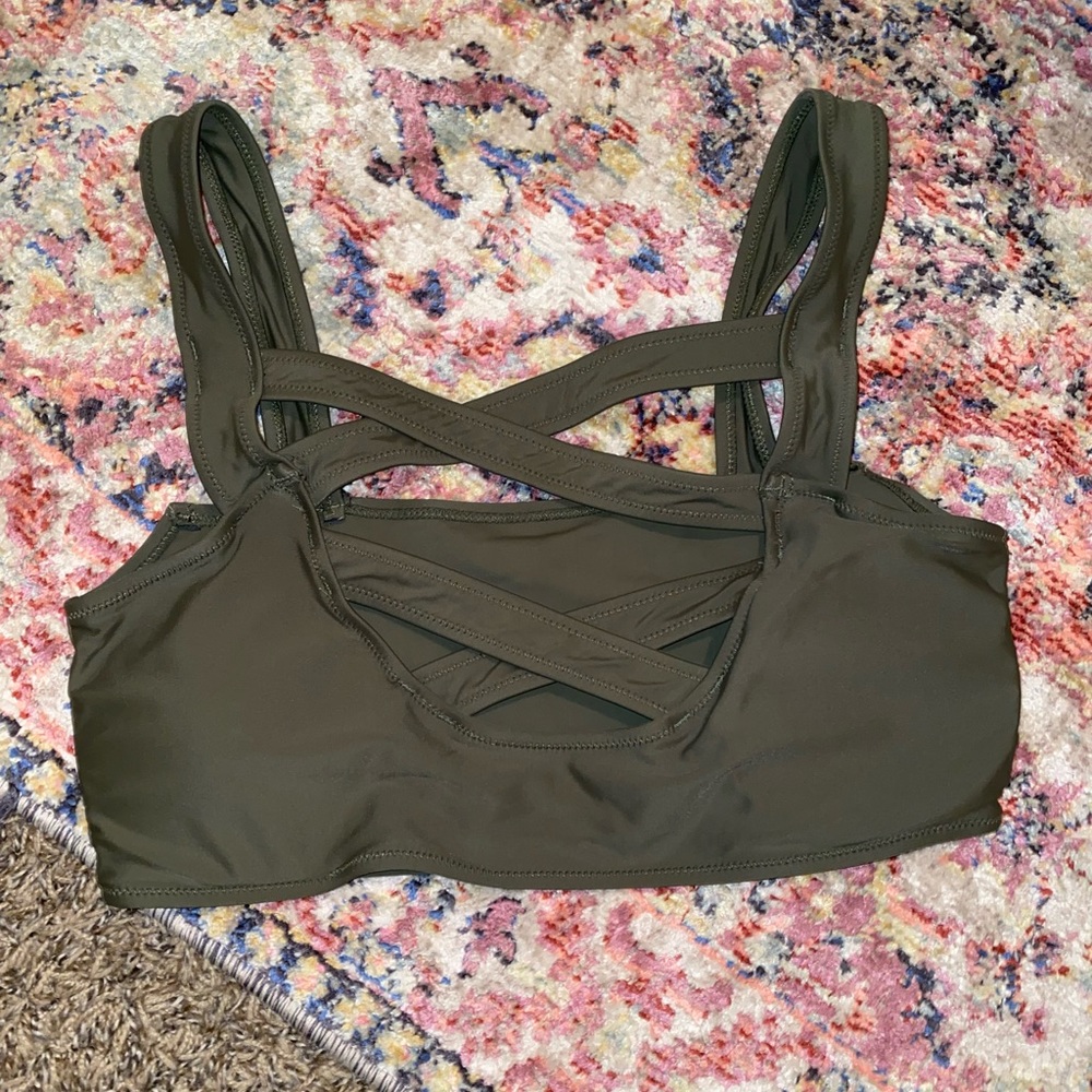 C Apparel Army Green Bikini